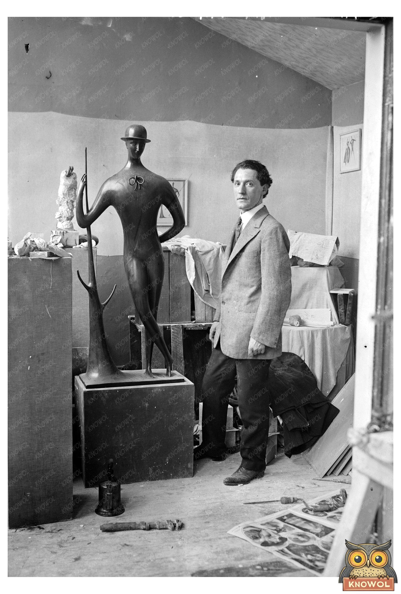 1919 Portrait of a Revolutionary Modernist Sculptor
