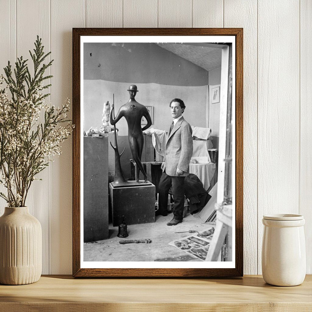 1919 Portrait of a Revolutionary Modernist Sculptor