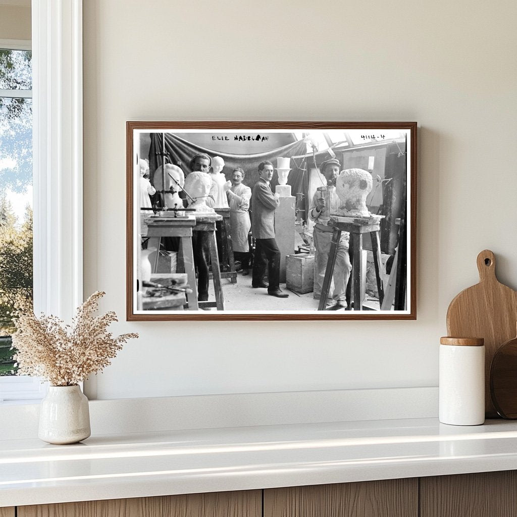 Modern Art Pioneer: Elie Nadelman Portrait Circa 1915