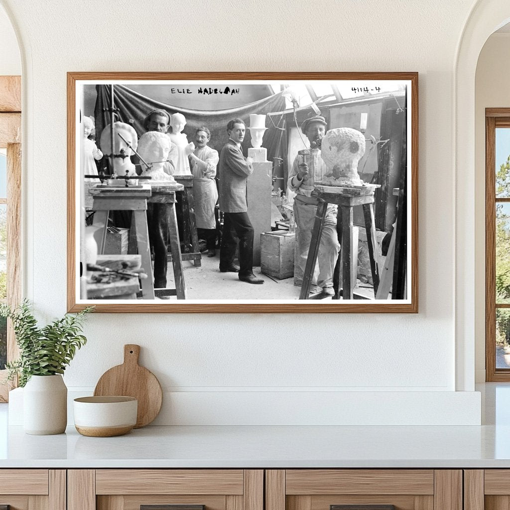 Modern Art Pioneer: Elie Nadelman Portrait Circa 1915