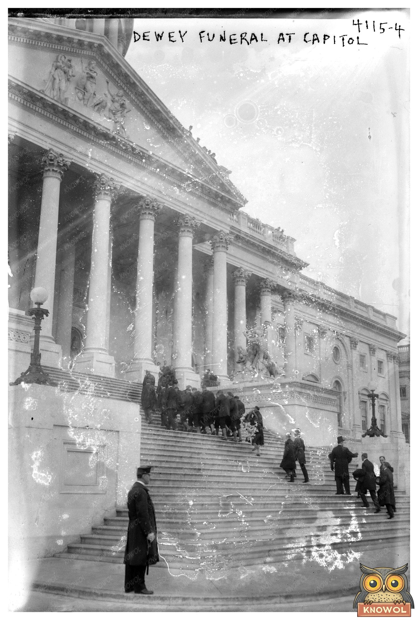 1917 Capitol Memorial: Admiral Deweys Last Rites