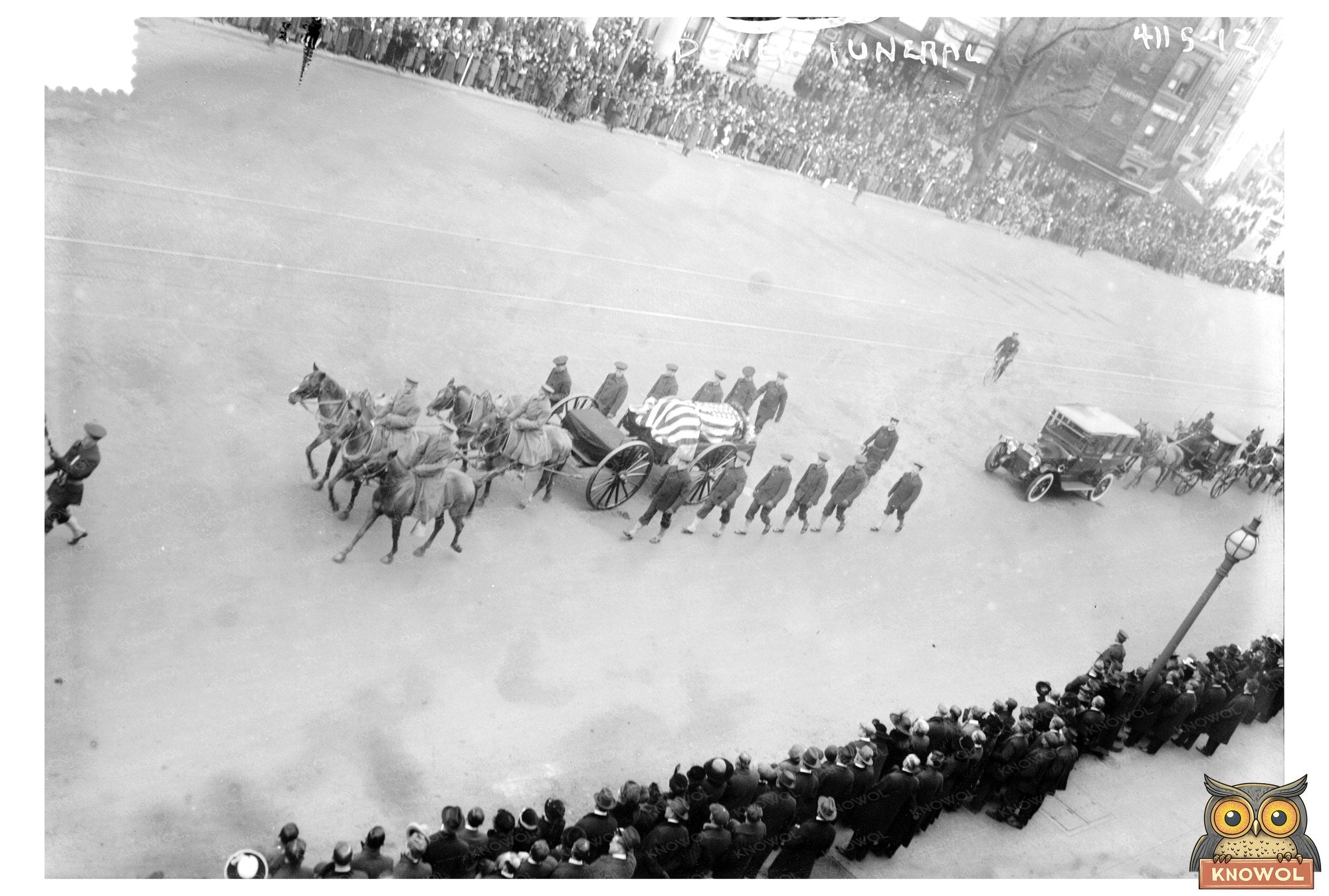 1917 Admiral Deweys Grand Funeral Procession