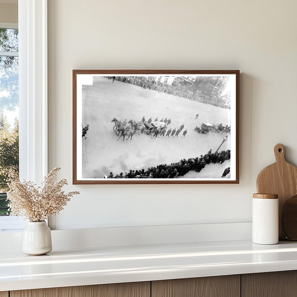 1917 Admiral Deweys Grand Funeral Procession