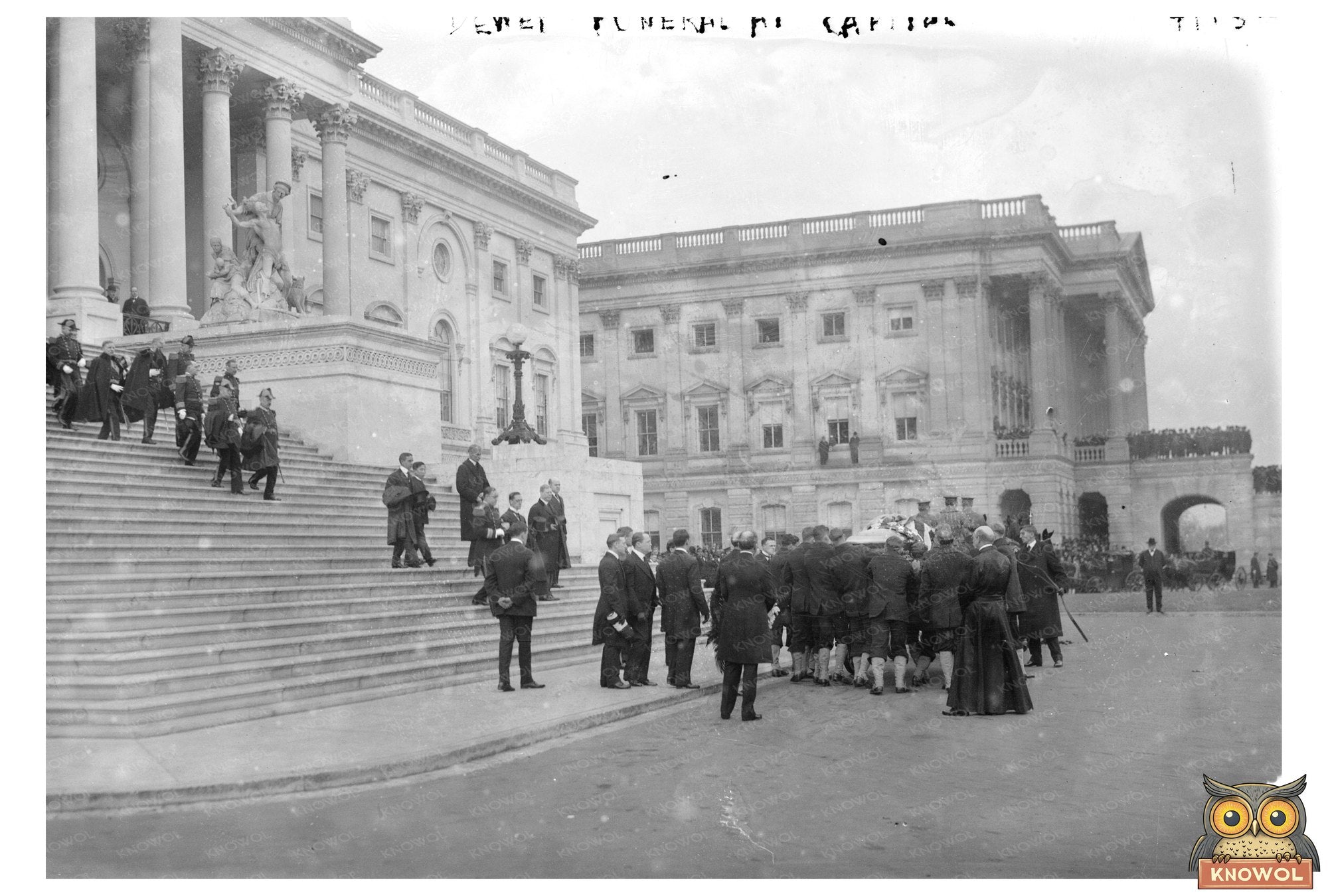 1917 Capitol Tribute: Admiral Deweys Funeral