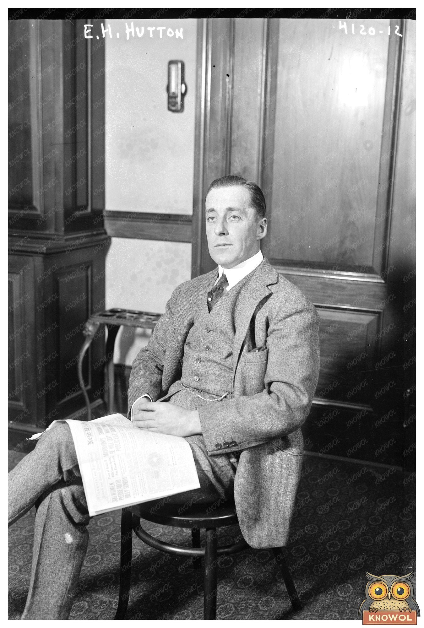 Vintage 1917: E.H. Hutton in Economic Transition