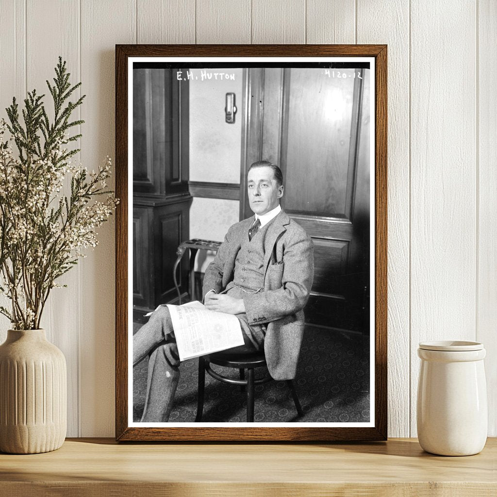 Vintage 1917: E.H. Hutton in Economic Transition