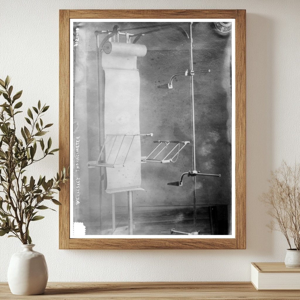 Historic Wellesley Thoracimeter Print, Vintage Art