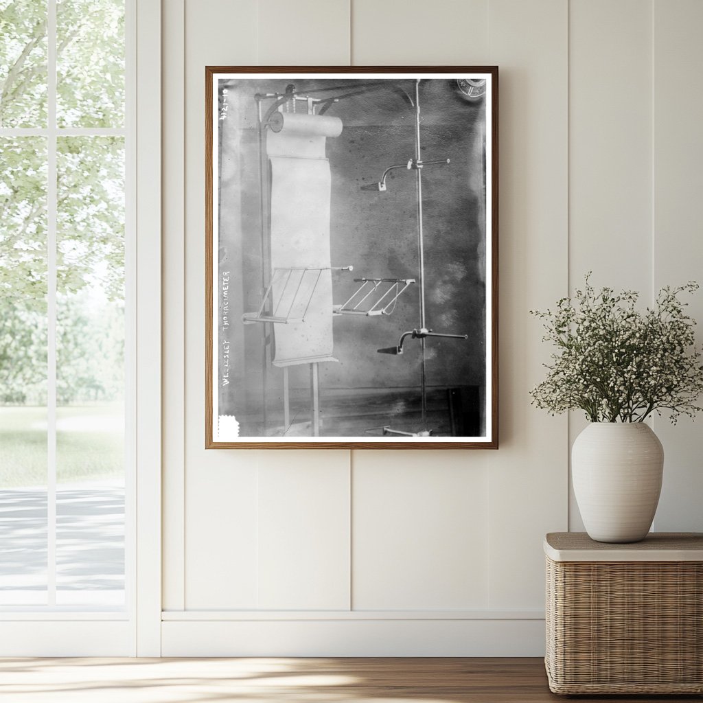 Historic Wellesley Thoracimeter Print, Vintage Art