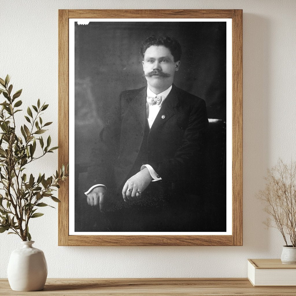 Historic H.H. von Adelmann Print, Vintage Art