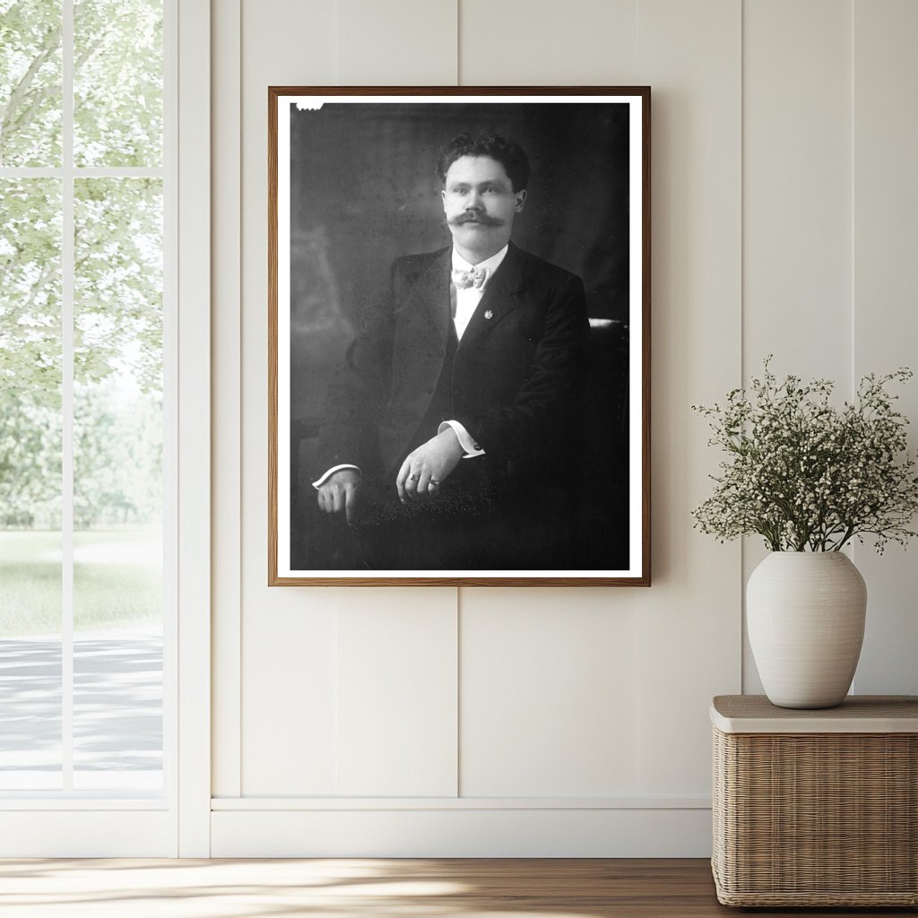 Historic H.H. von Adelmann Print, Vintage Art