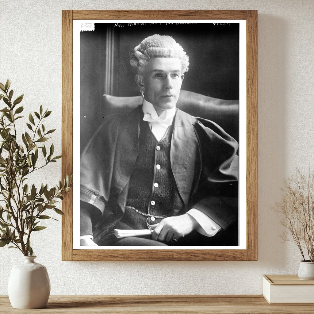 Historic Mr. Munro, Secy for Scotland Print, Vintage Art