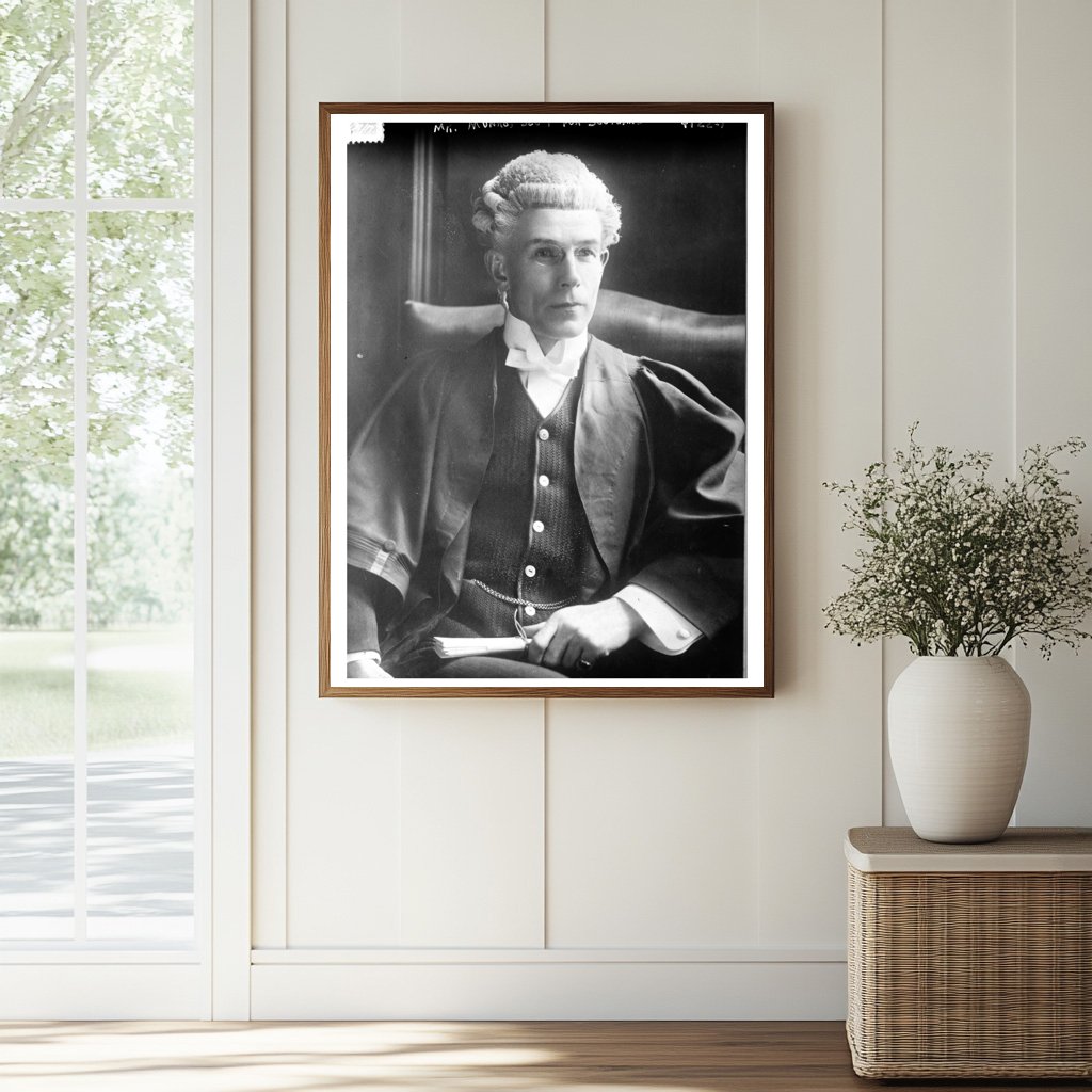 Historic Mr. Munro, Secy for Scotland Print, Vintage Art
