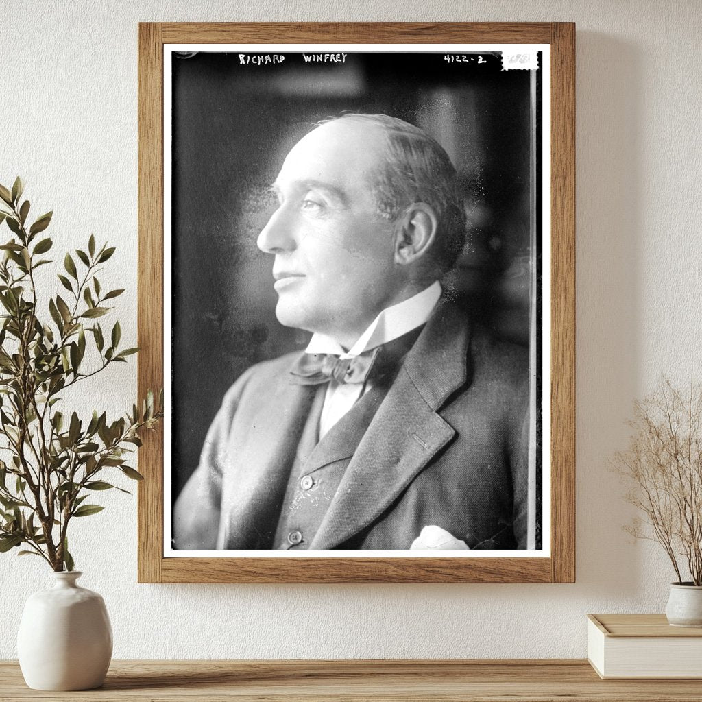 Historic Richard Winfrey Print, Vintage Art