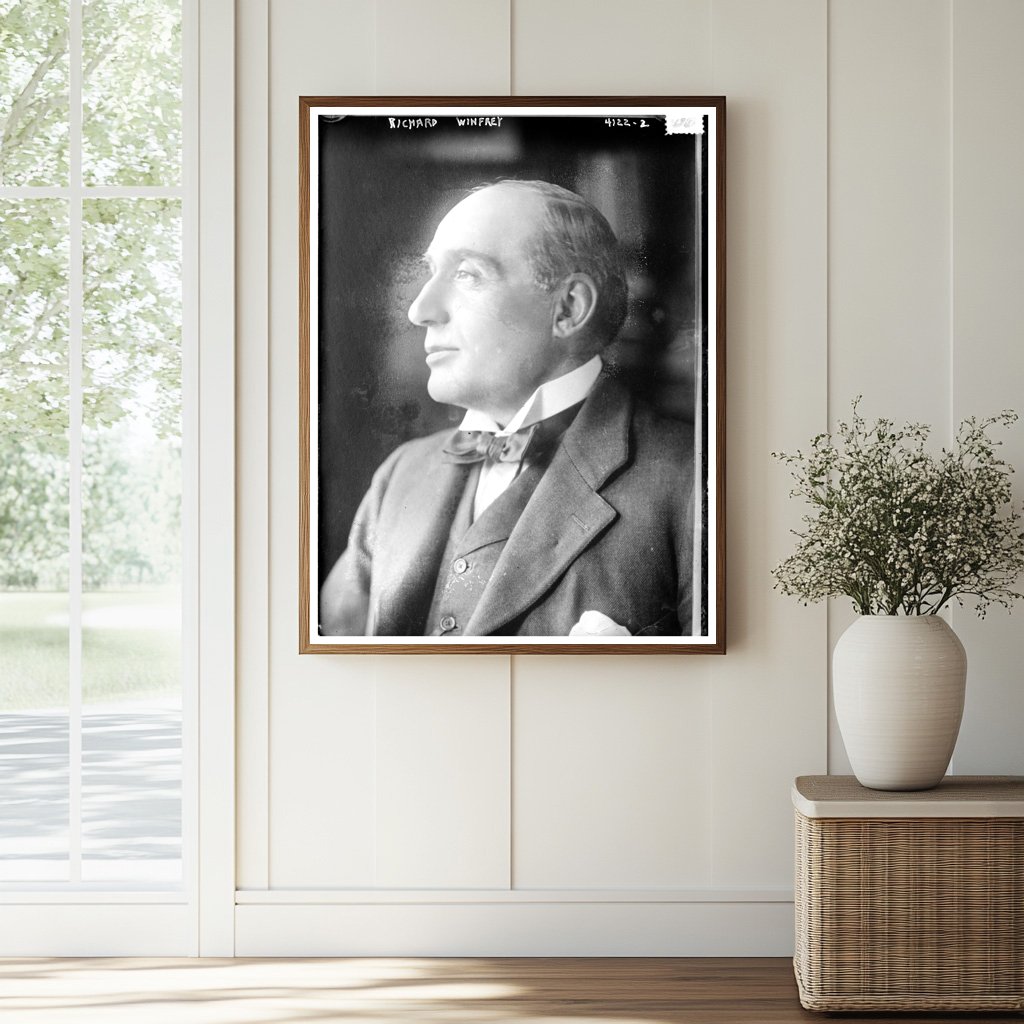 Historic Richard Winfrey Print, Vintage Art