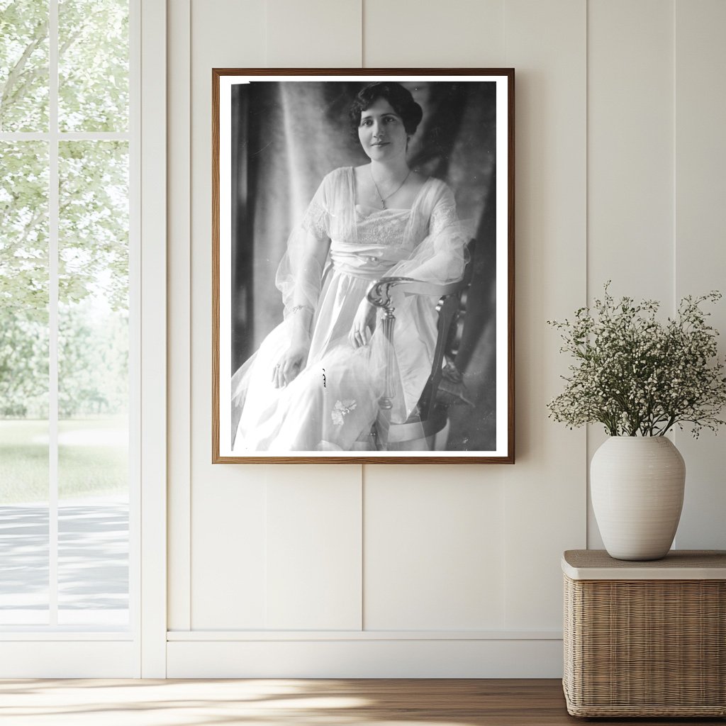 Historic Angela Castro Print, Vintage Art