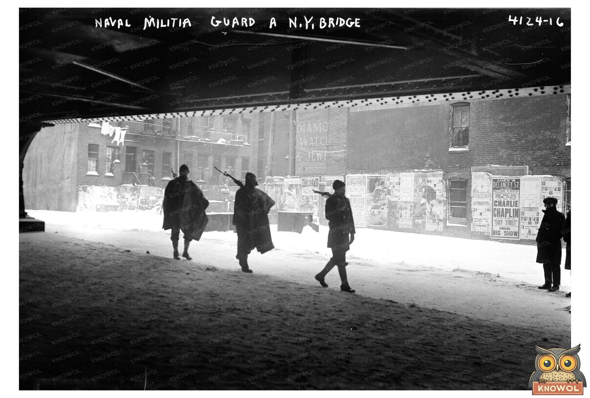 1917 Naval Militia Secures NYC Bridge During War