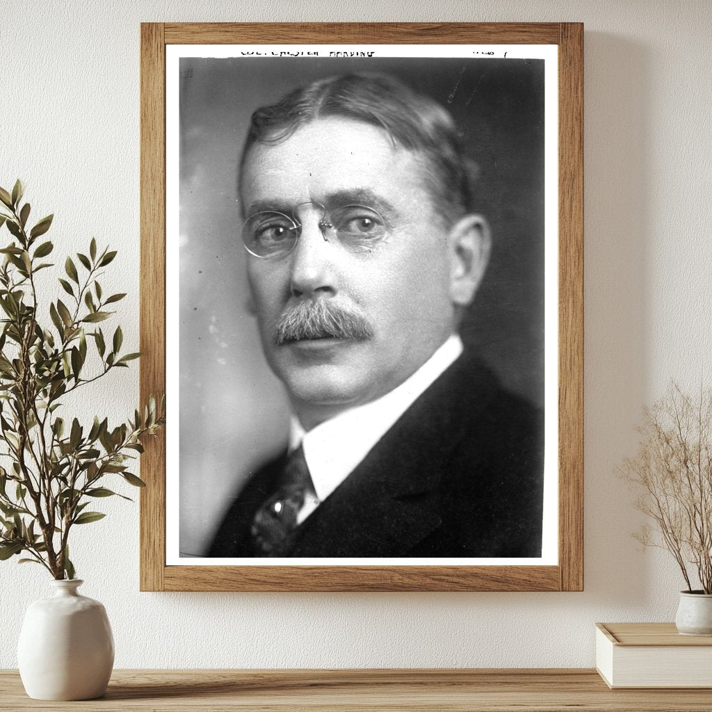 Historic Col. Chester Harding Print, Vintage Art