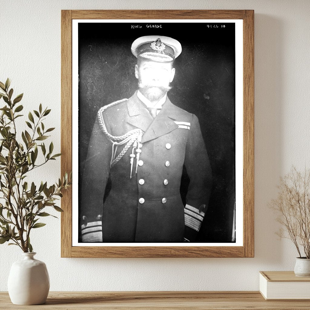 Historic King George Print, Vintage Art