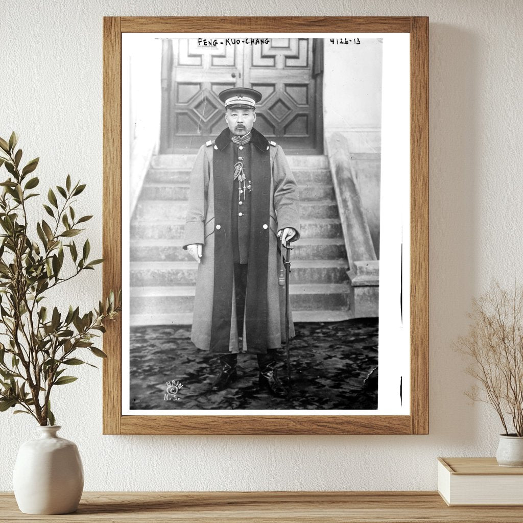Historic Feng-Kuo-Chang Print, Vintage Art