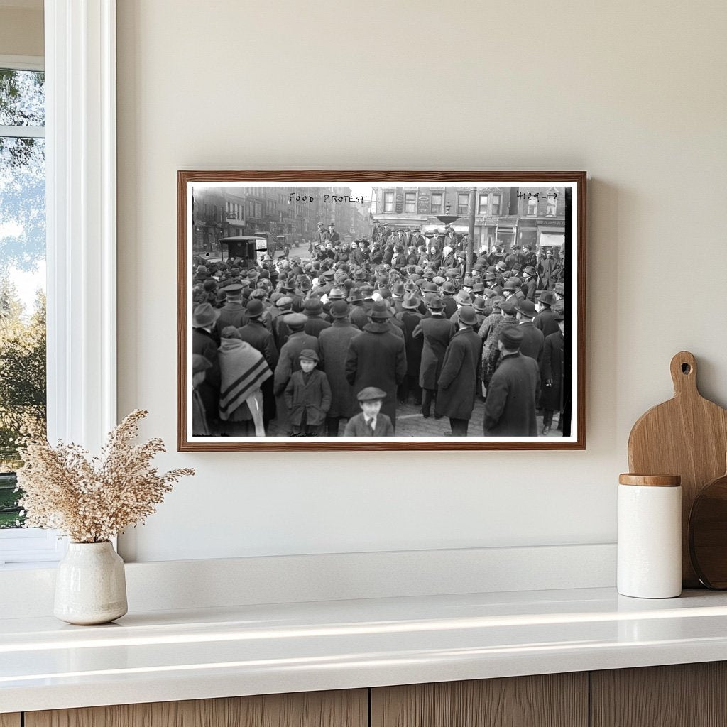 1917 NYC Food Protest: Voices Against Rising Prices