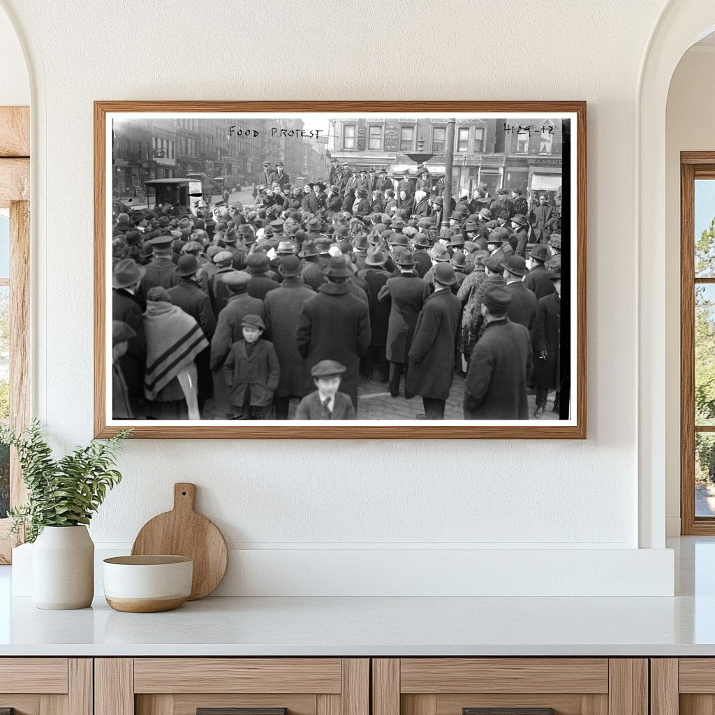 1917 NYC Food Protest: Voices Against Rising Prices