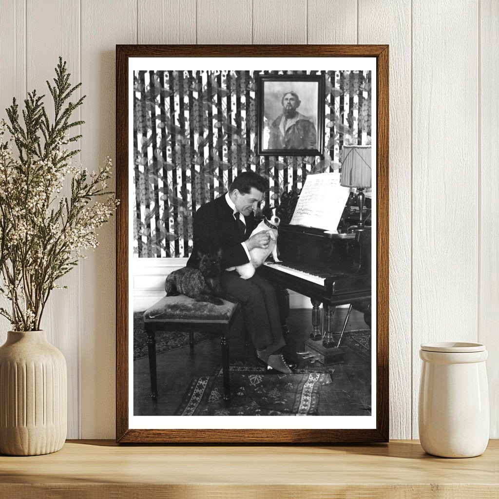 Circa 1915 Baritone A. Didur On Stage: A Musical Legacy