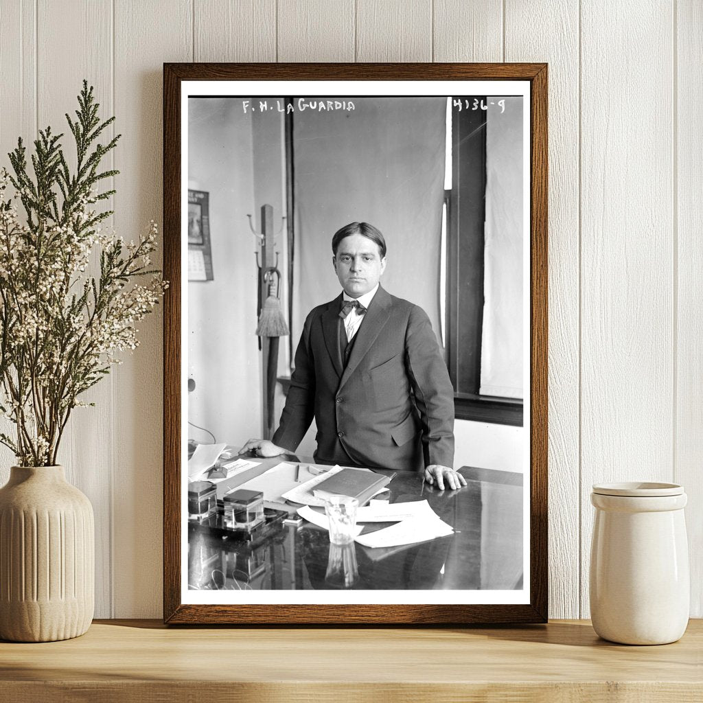 Early Political Portrait of Fiorello La Guardia, 1917