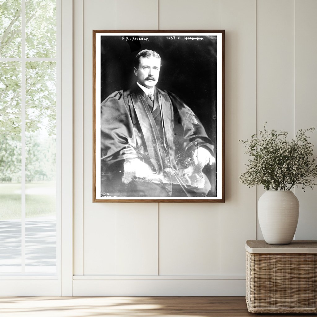 Historic F.H. Hiscock Print, Vintage Art