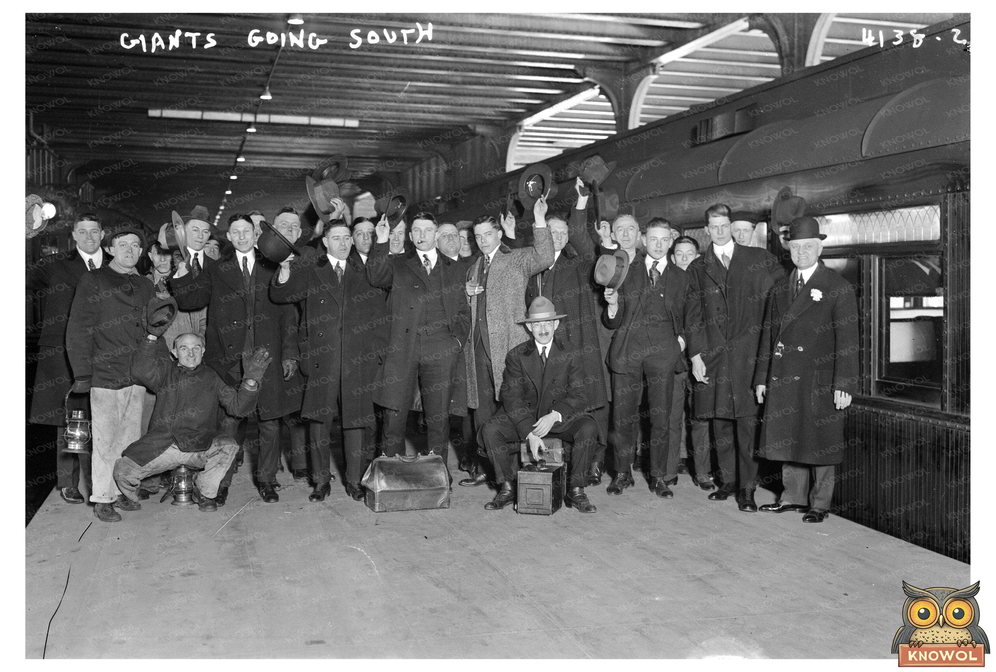 1917 New York Giants Baseball Spring Training Journey