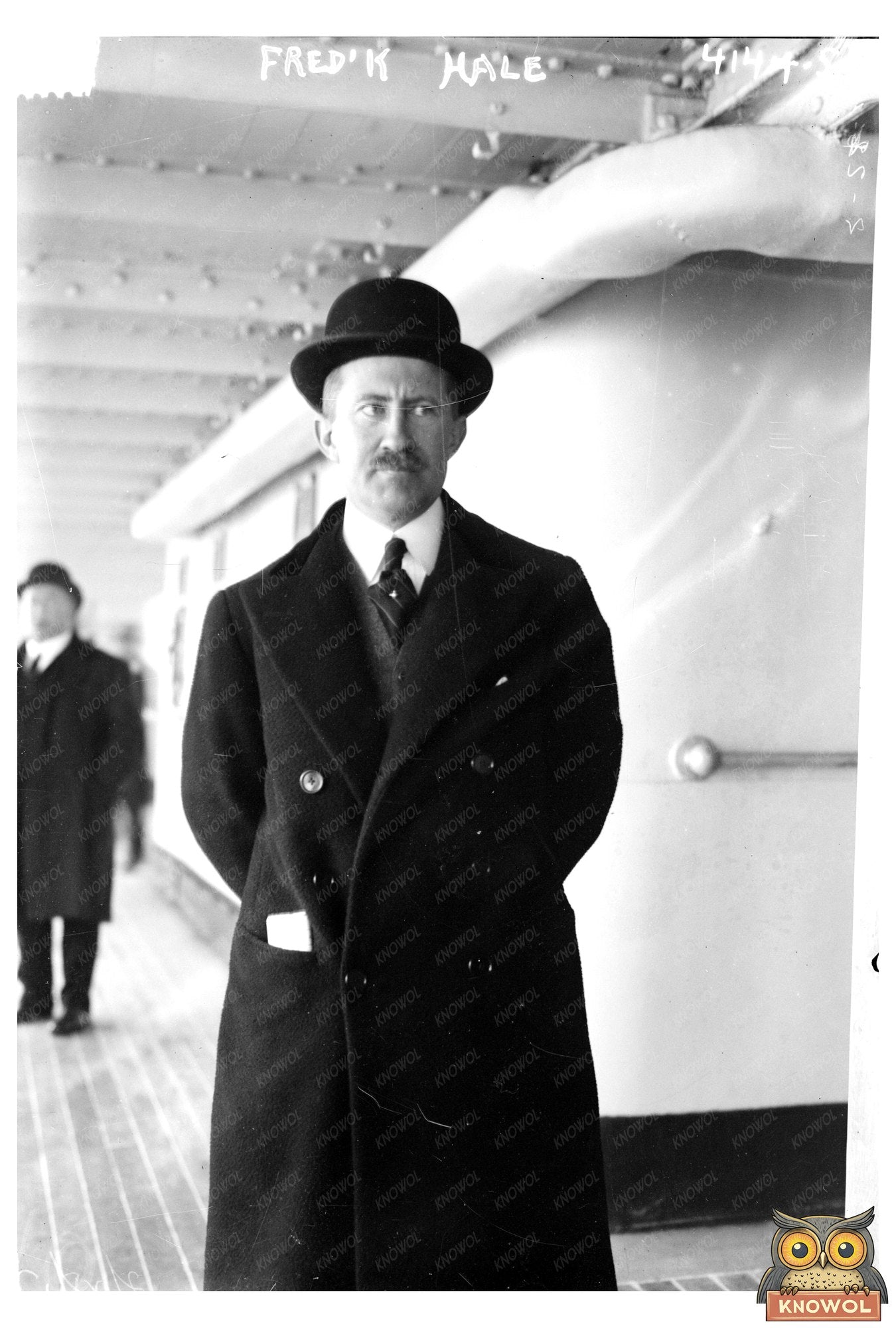 Early 20th Century Politician Portrait: Fredrick Hale
