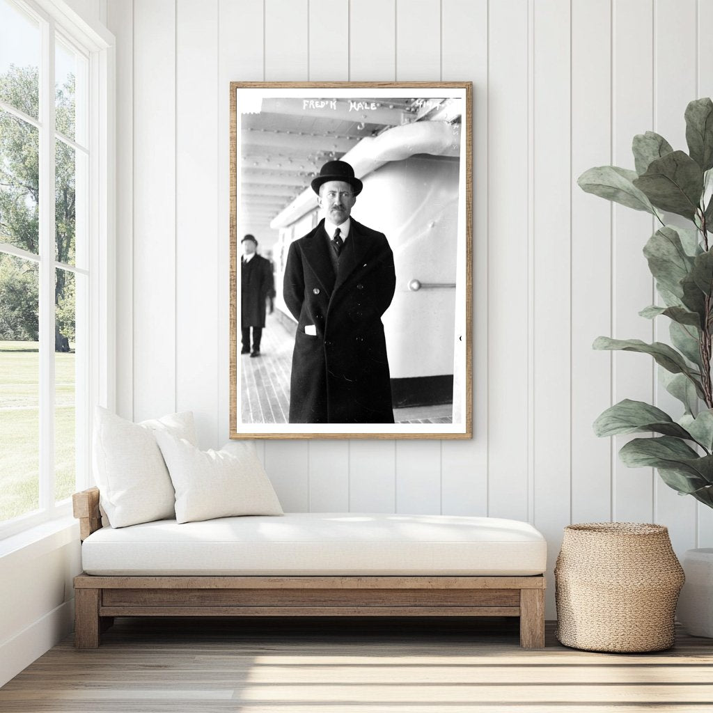 Early 20th Century Politician Portrait: Fredrick Hale