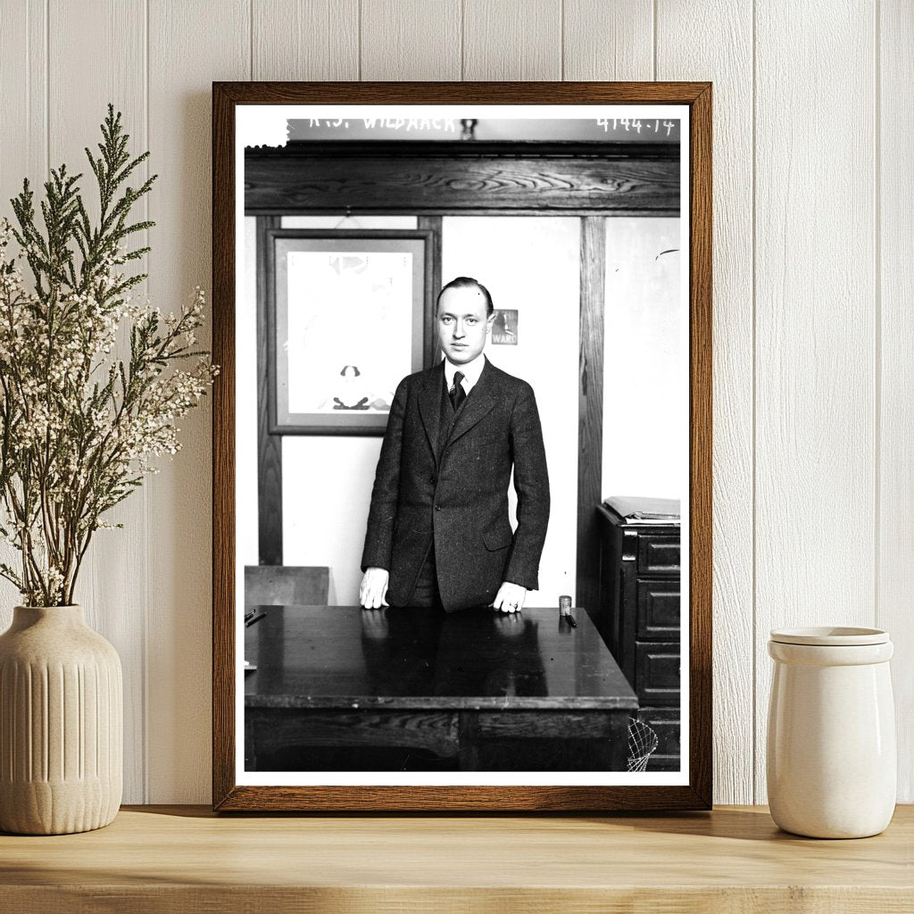 Engineering Visionary R.J. Wildhack, 1917 Portrait