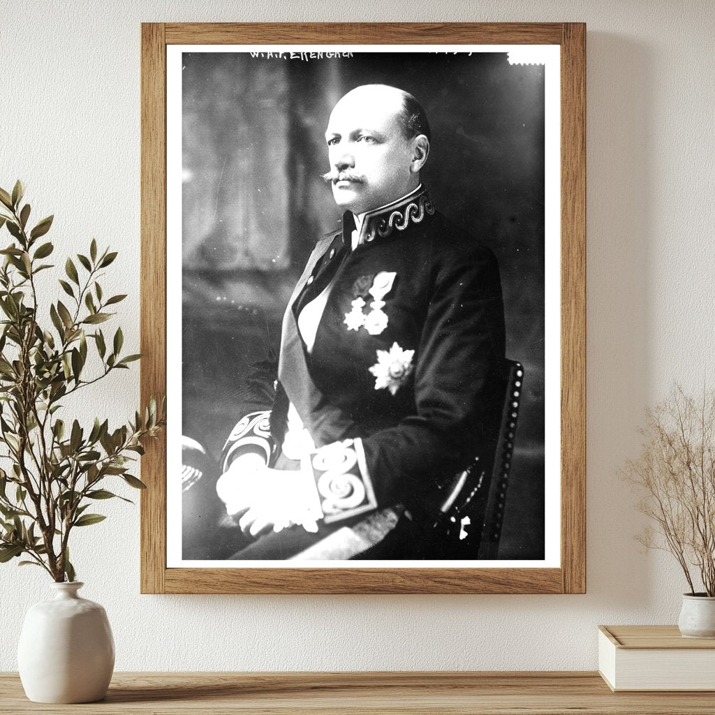 Historic W.A.F. Ekengren Print, Vintage Art