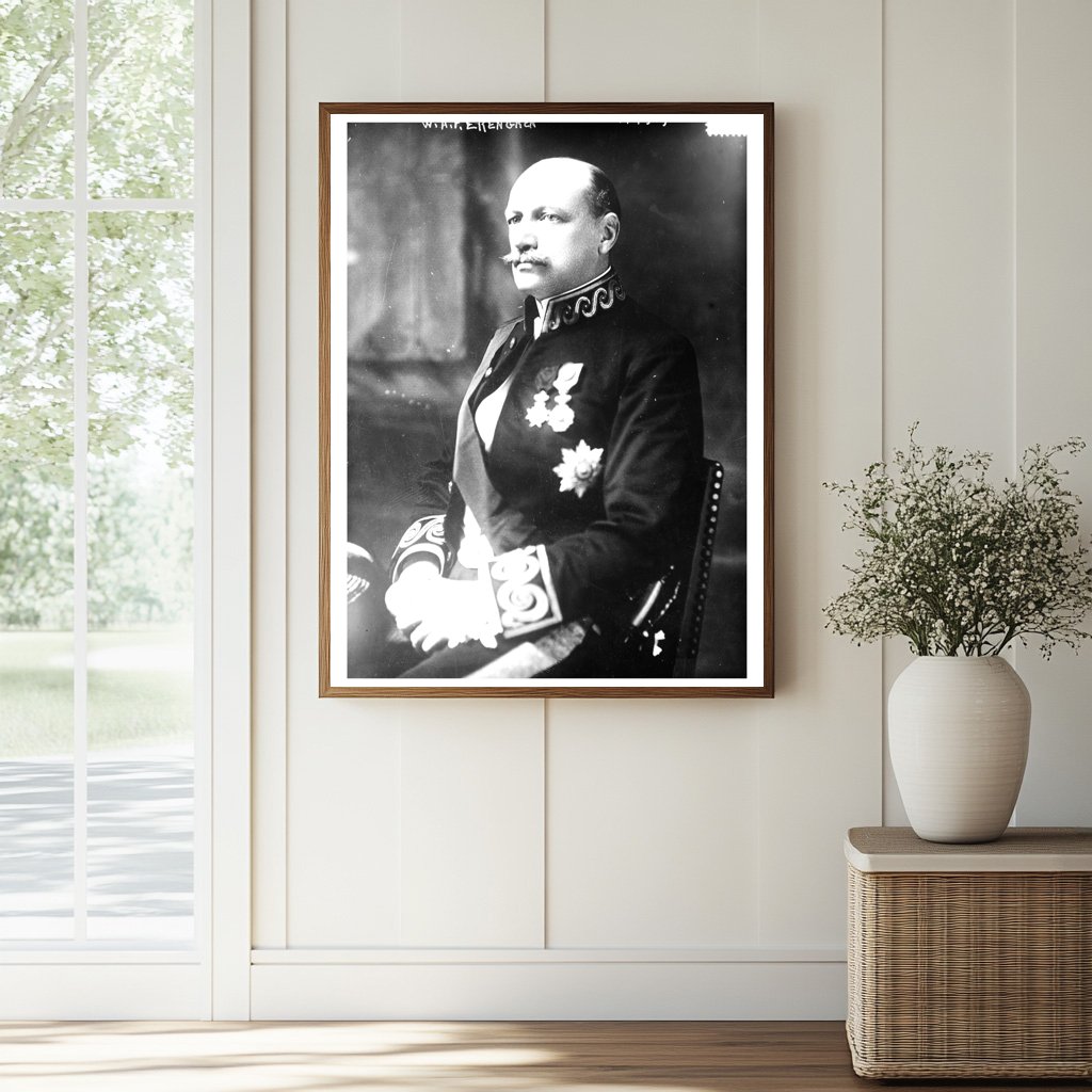 Historic W.A.F. Ekengren Print, Vintage Art