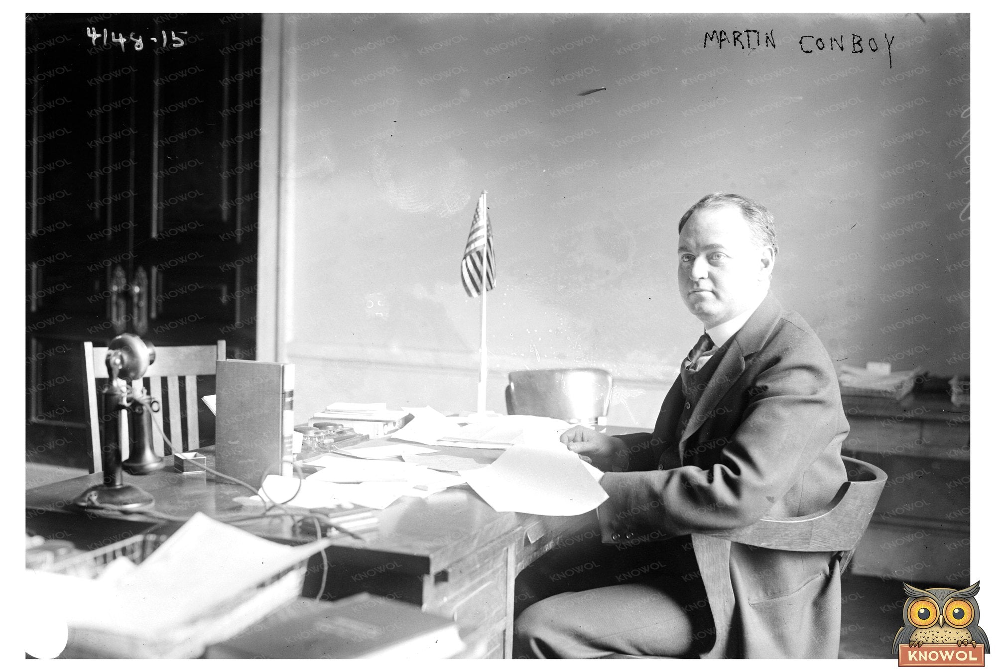 Early 20th Century New York Politician Portrait