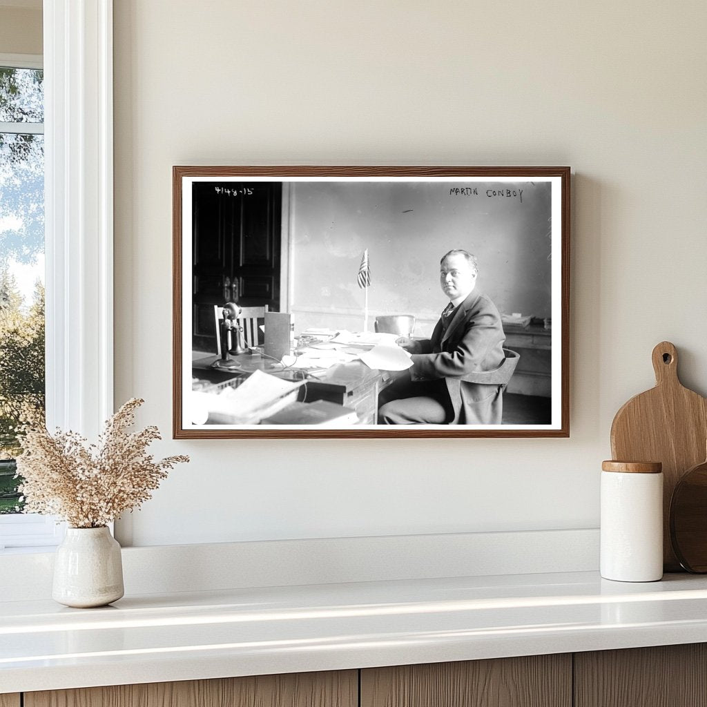 Early 20th Century New York Politician Portrait