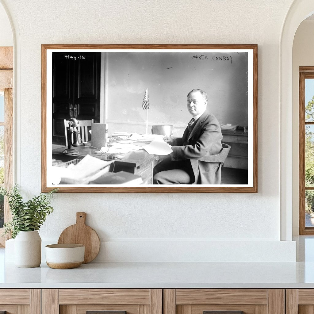 Early 20th Century New York Politician Portrait