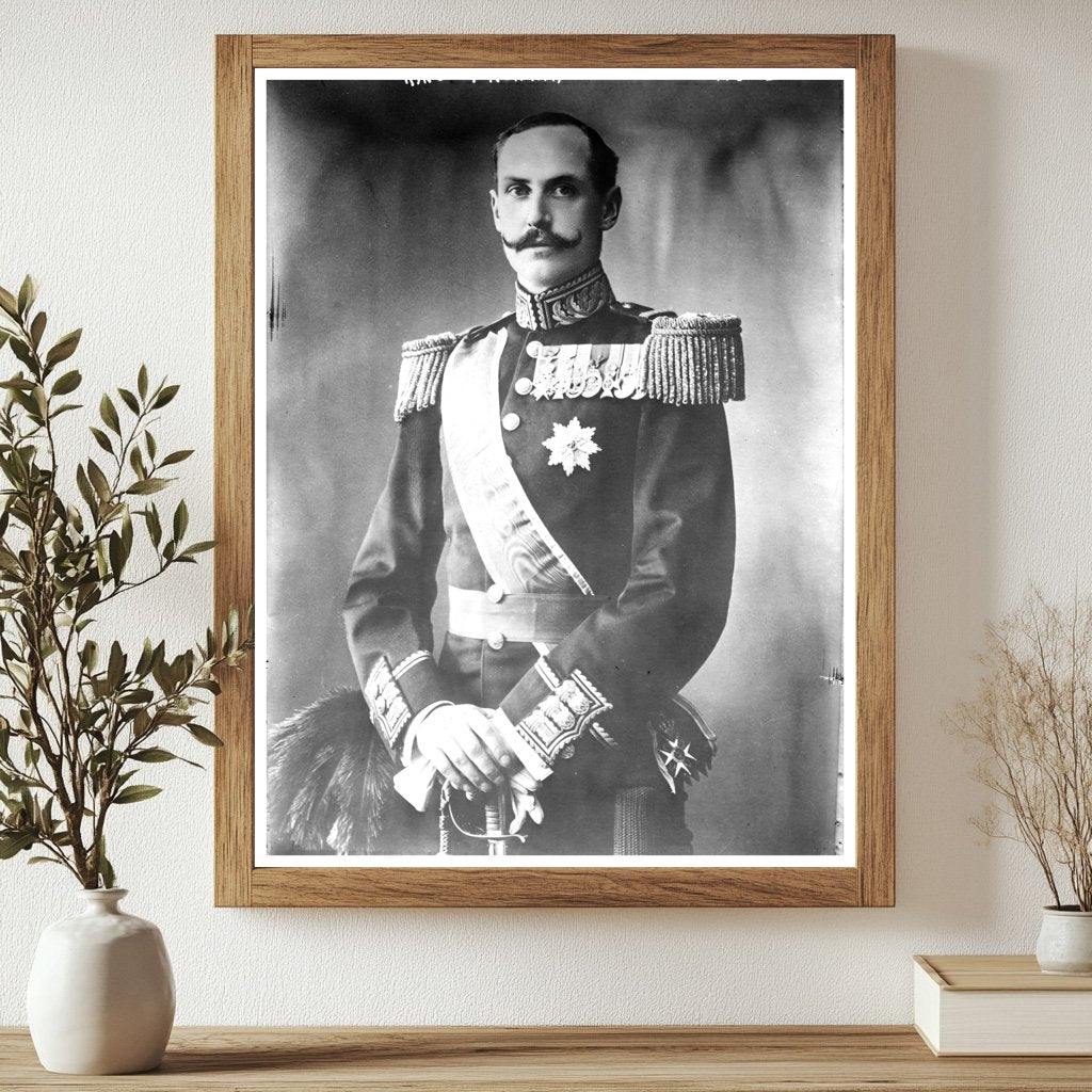 Historic King of Norway Print, Vintage Art