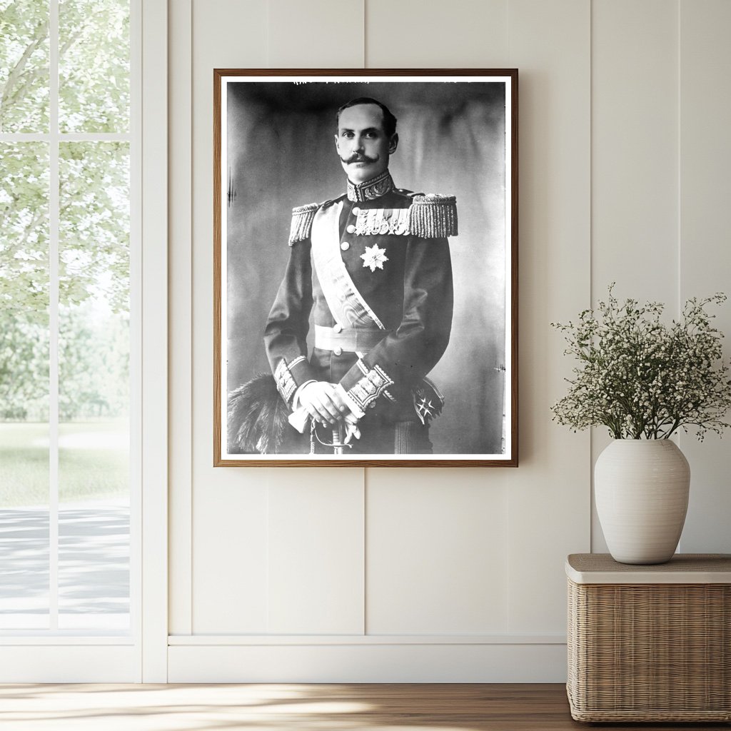 Historic King of Norway Print, Vintage Art