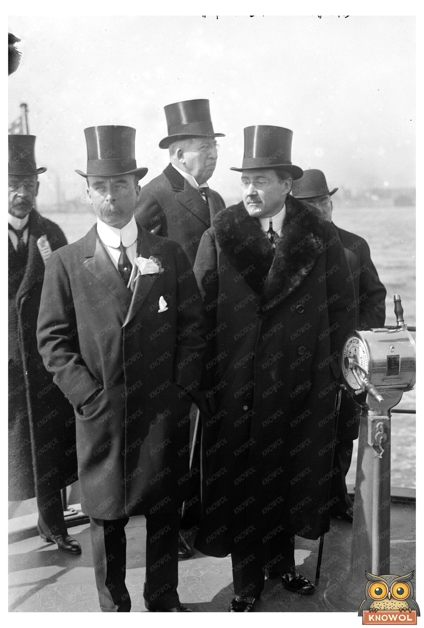 Historic Portrait of Notable 1913 Business Tycoons