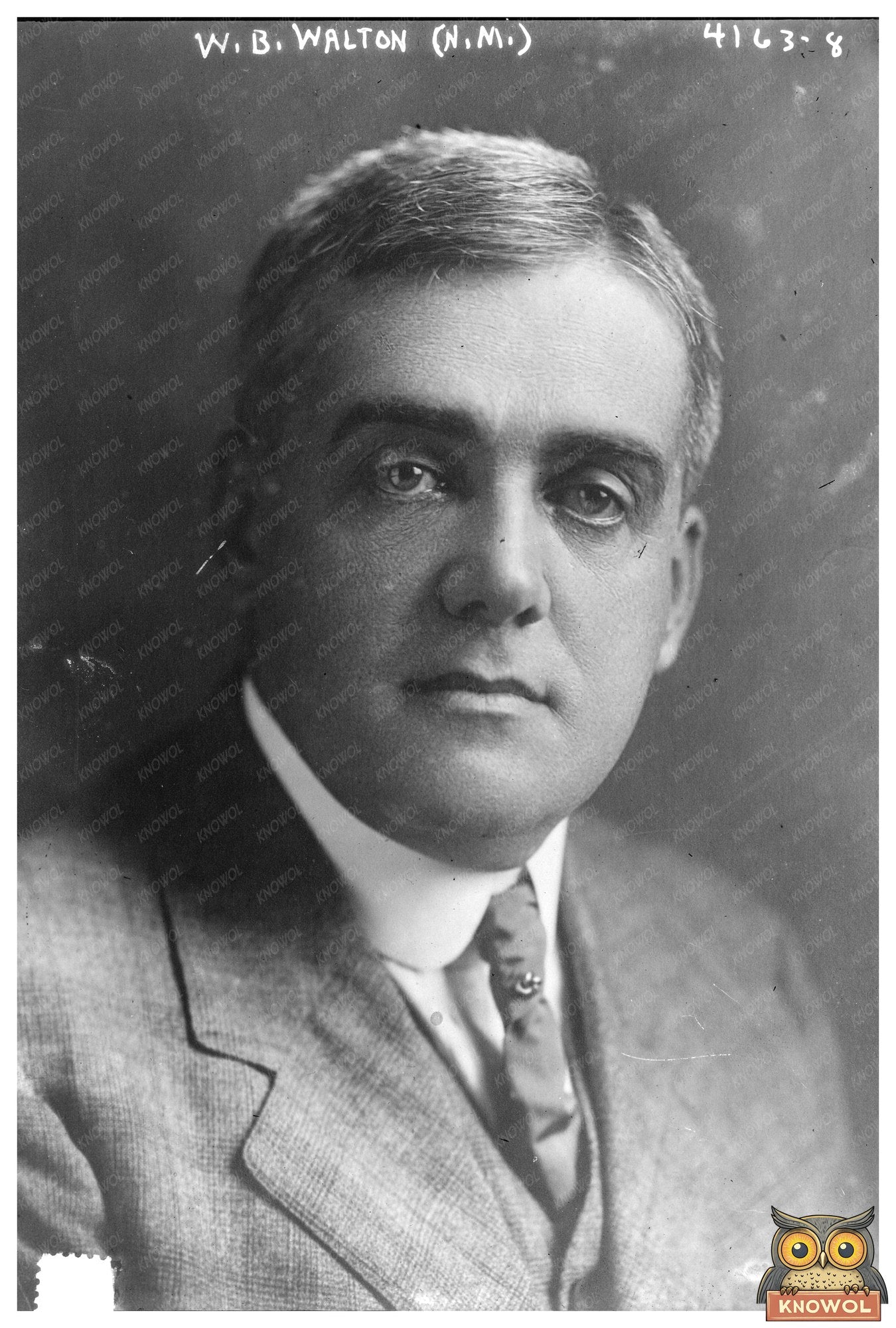 New Mexico Pioneer in Early 20th Century Portrait