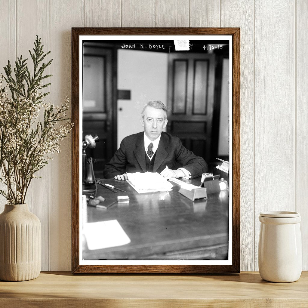 Influential Early 20th Century Politician Portrait