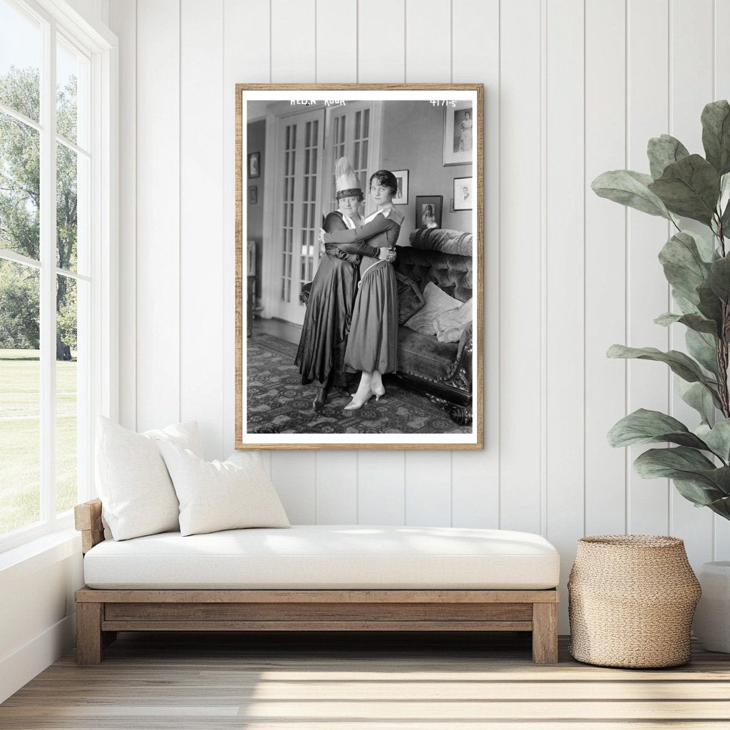 1918 Portrait of a Cultural Icon in Transition