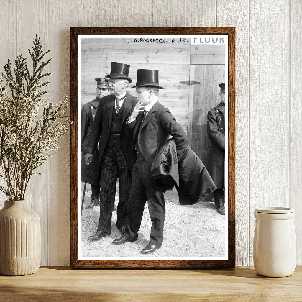 1929 Snapshot of Financial Titans: Baker & Rockefeller