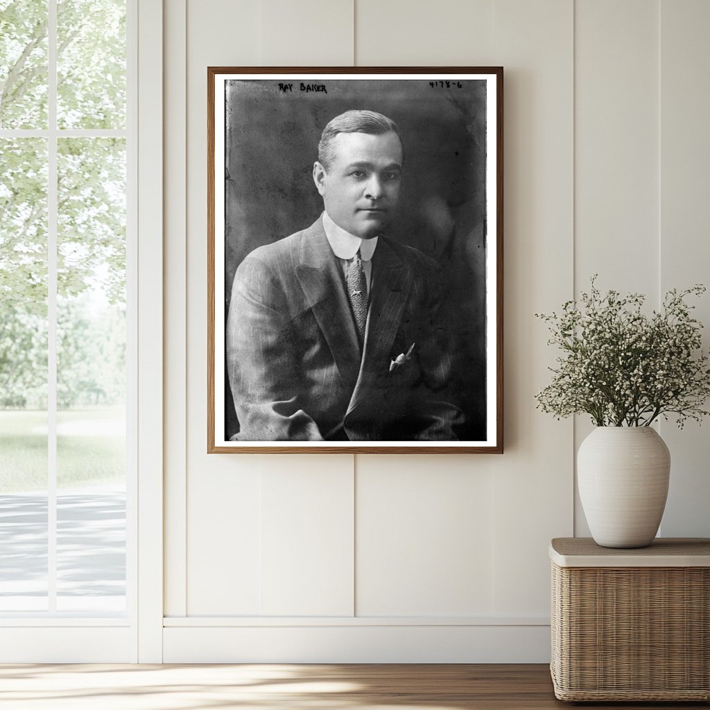 Historic Ray Baker Print, Vintage Art