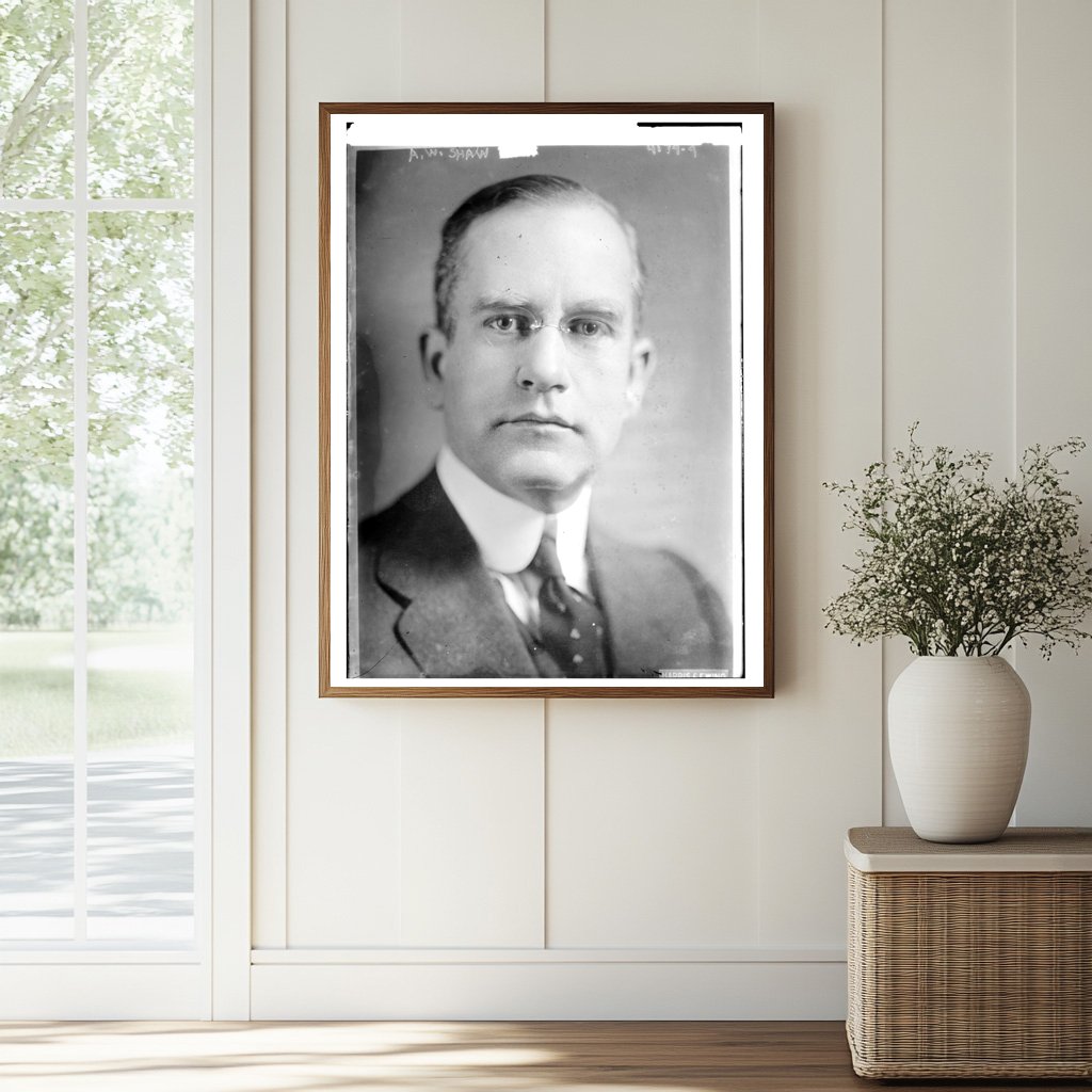 Historic A.W. Shaw Print, Vintage Art