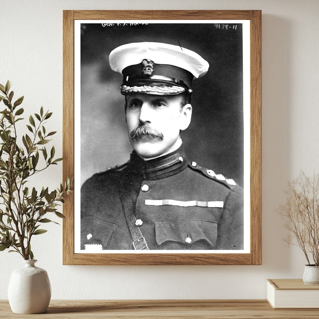 Historic Gen. F.S. Maude Print, Vintage Art