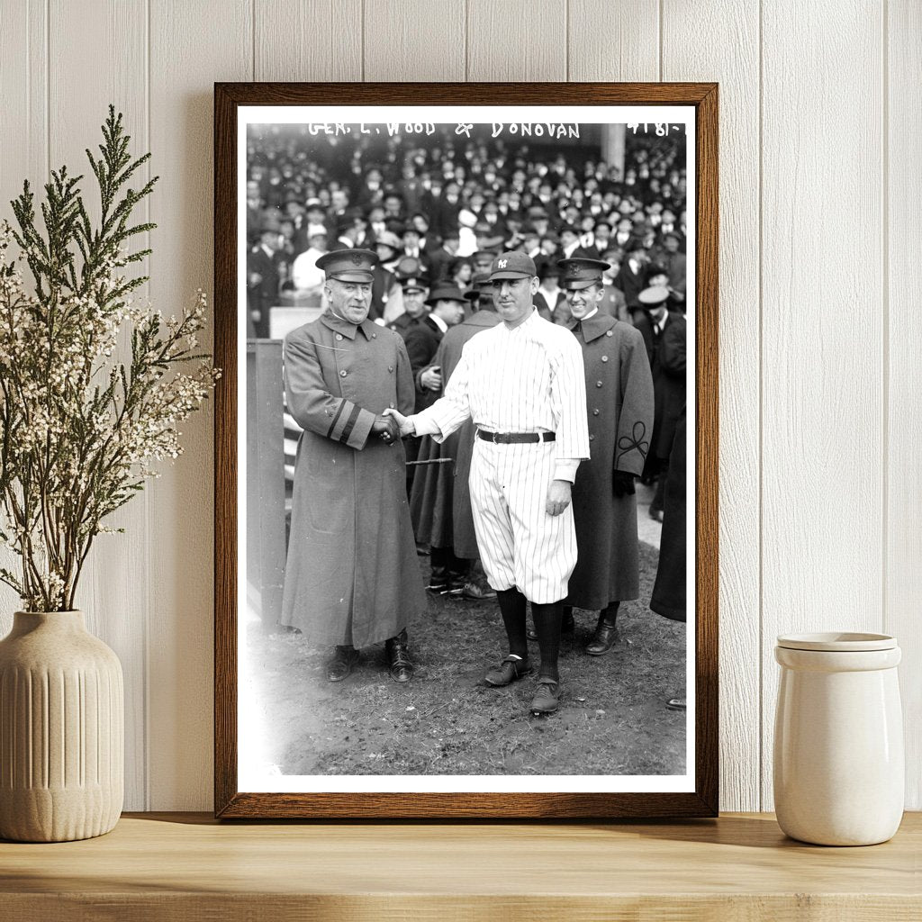 Historic 1917 Polo Grounds Moment with Legends