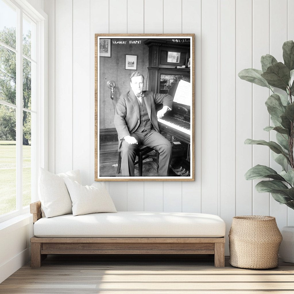 Circa 1915 Baritone Opera Singer Portrait