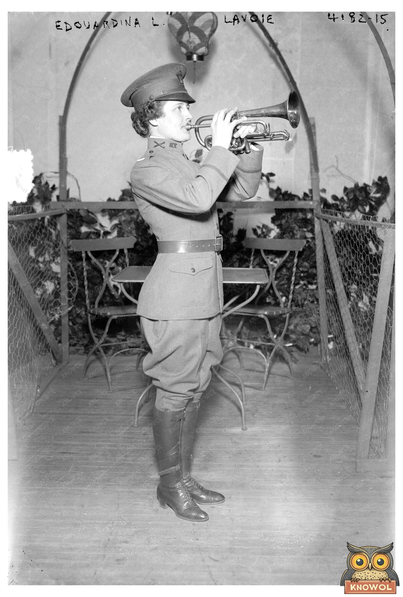 1917 Portrait of Edouardina L. Lavoie in Era of Change